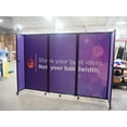 thumbnail image 2 of Versare Room Divider 360 Folding Portable Partition | Freestanding Decorative Room Separator | 3, 5, 7 or 9 SoundSorb Panels Wide | Up to 7'6" Tall, 2 of 6