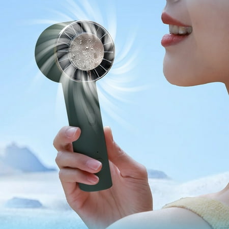 

Xaoshaoyi New High Speed Turbine High Wind Handheld Refrigeration Small Fan Cold Compress Stepless Speed Adjustment