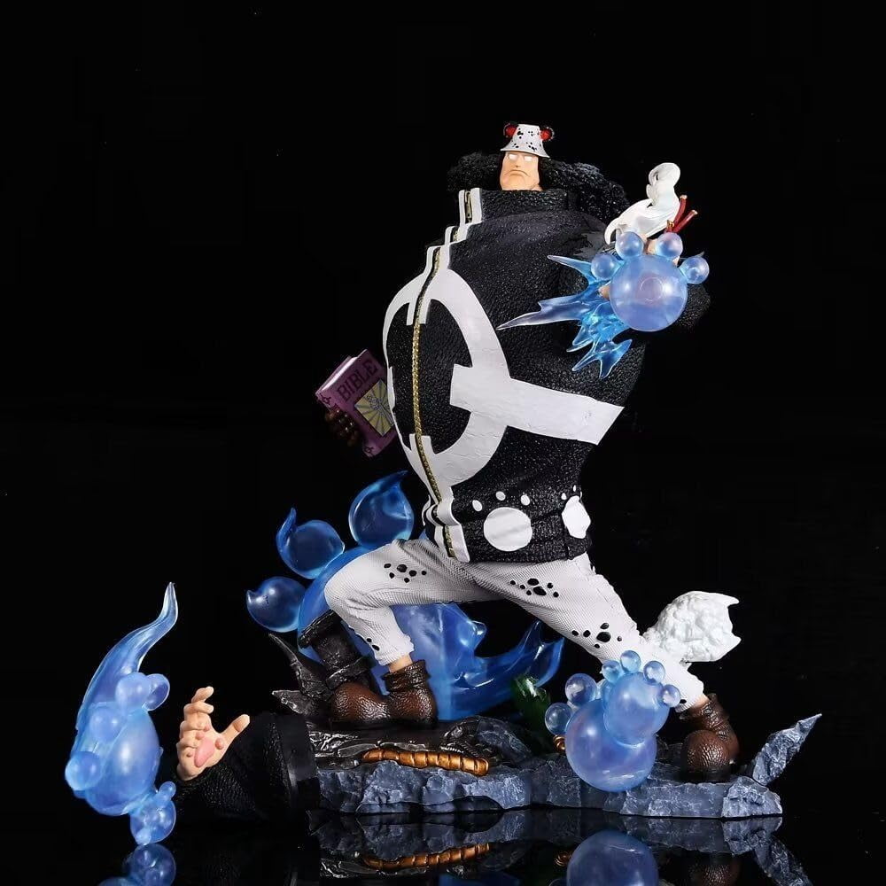 Kuma Figure Big Bright Fihting Bartholemew Kuma Action Figures 32cm/12.6inch PVC Character Figurine Model Collectible for Anime Fans Gift