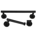 thumbnail image 2 of LAFGUR 3xTowel Storage Rack Wall Mount Paper Holder Clothes Hook Hardware Kit Black, 2 of 8