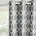 Mainstays Blackout Curtains, Set of 2, 37x84, Gray Geo