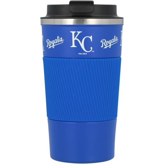 Kansas City Royals 18oz Coffee Tumbler with Silicone Grip