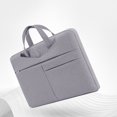 thumbnail image 1 of ¡Últimas Unidades!, Bolsa de computadora portátil de color sólido, de gran capacidad, con asa ajustable, ligera, para viajes de negocios, almacenamiento independiente Akmoler, 1 of 8