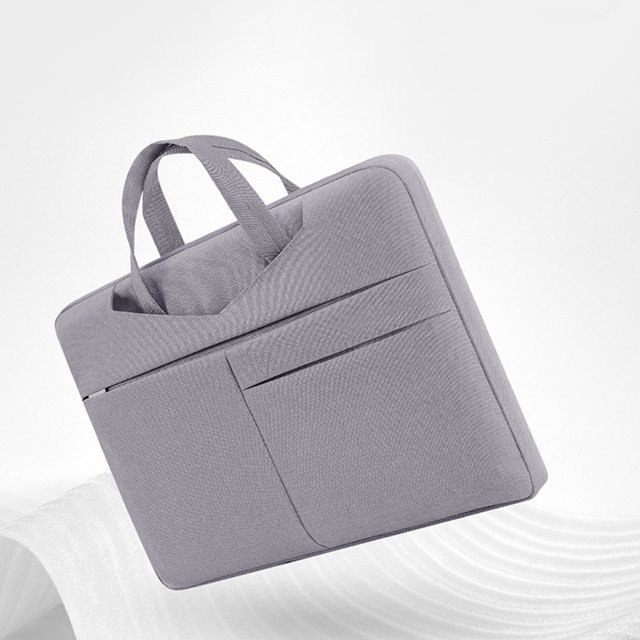 ¡Últimas Unidades!, Bolsa de computadora portátil de color sólido, de gran capacidad, con asa ajustable, ligera, para viajes de negocios, almacenamiento independiente Akmoler