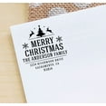 thumbnail image 3 of Printtoo Personalized&nbsp;Blue Self Inking Christmas Custom Heavy Duty Stamp Custom&nbsp;Rubber&nbsp;Stamper-45 mm, 3 of 6