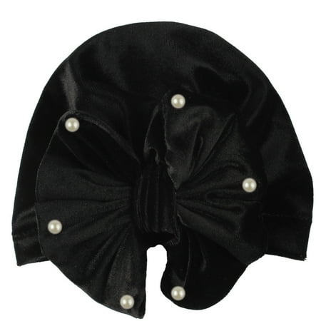 

Relanfenk Baby Hats Boy Girl pearls Pleuche Knotted Warm Bow Beanie Headwear Cap Hat