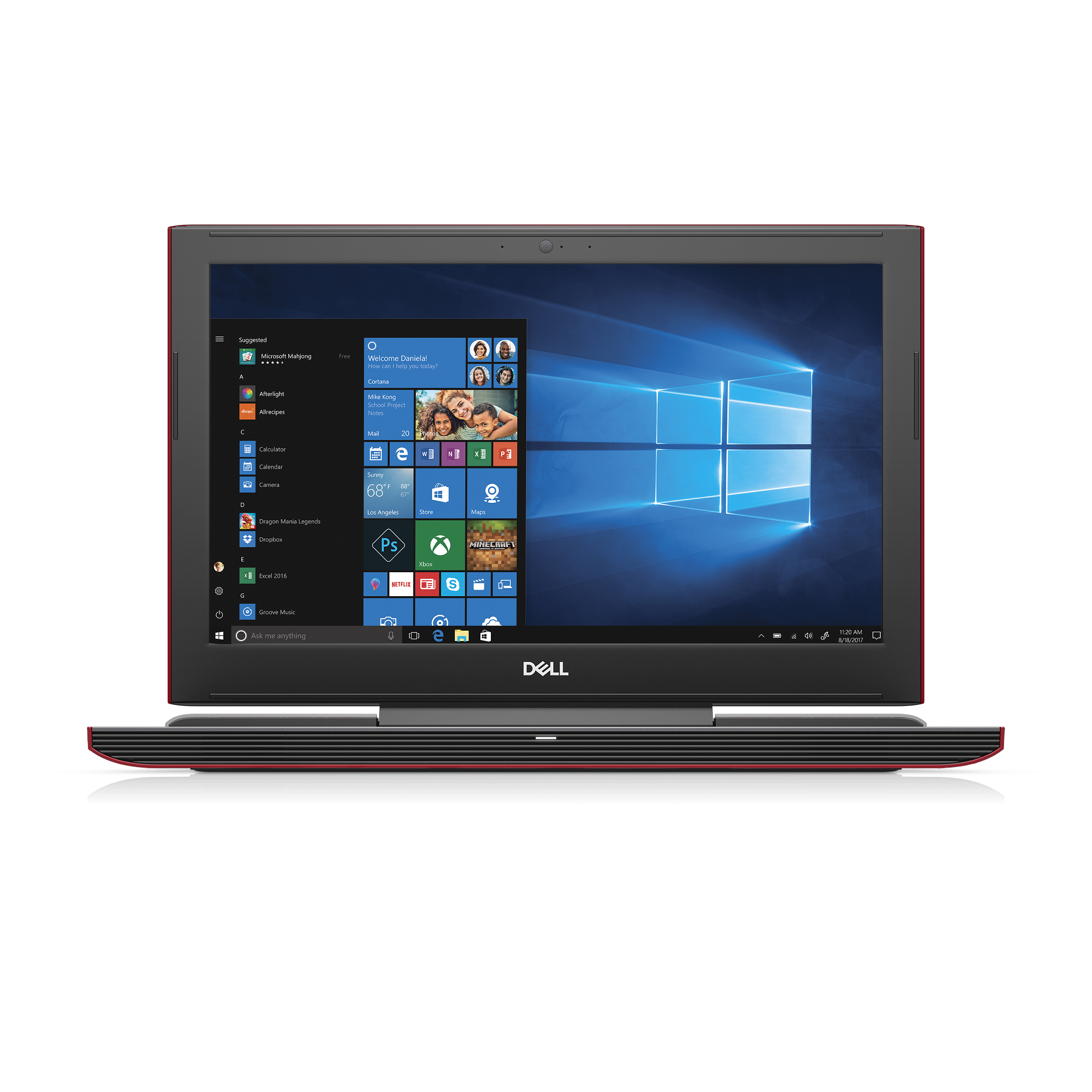 Dell G5 Gaming Laptop 15.6" Full HD, Intel Core i7-8750H, NVIDIA GeForce GTX 1050 Ti 4GB, 1TB HDD + 128GB SSD Storage, 8GB RAM, G5587-7037RED-PUS - image 4 of 6