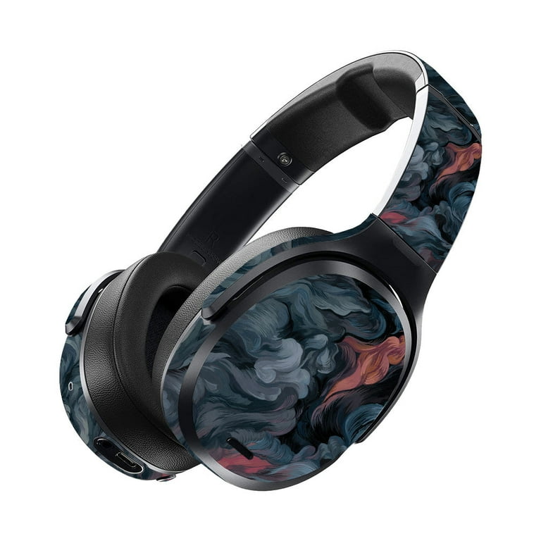 Skin Decal Wrap Compatible With Skullcandy Crusher ANC Sticker Design Storm Cloud