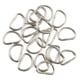 thumbnail image 1 of 100 piezas de anillos en D de aleación para correas de correaje 12x8x1.8mm, 1 of 9