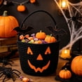 thumbnail image 3 of Halloween Candy Basket,Woven Design Candy Storage Basket With Handle for Party Gift Home, 3 of 3