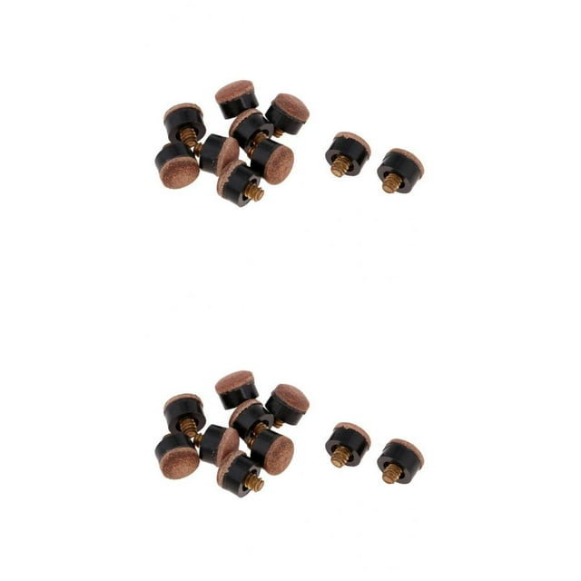 Almencla 11mm 13mm Screws for Pool Cues Hard Tips Replacement, Pack 20pcs Pool