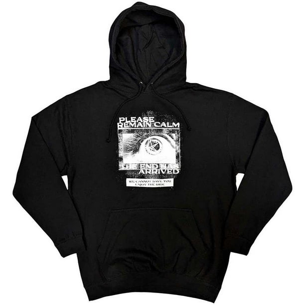 Bring Me The Horizon - Sudadera Remain Calm para Adultos Unisex (Negro)