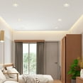 thumbnail image 3 of Maxxima 6 in. Trimless Slim Round Recessed Anti-Glare LED Downlight, White, Canless IC Rated, 2000 Lumens, 5 CCT 2700K-5000K, 3 of 12
