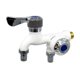 thumbnail image 1 of Grifos de control dual Salidas dobles Grifo de agua Conector de interfaz universal Grifos de Romacci  Grifo de grifo, 1 of 7