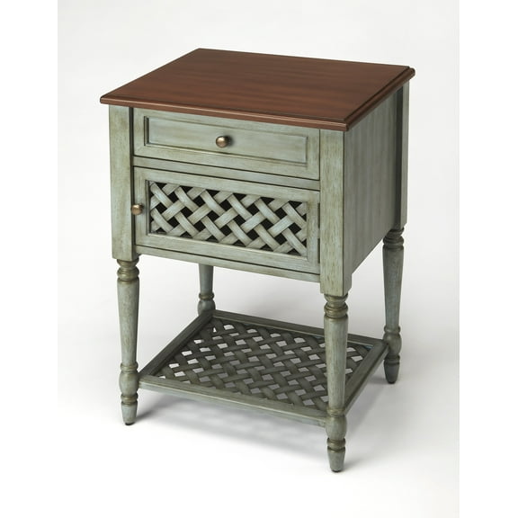 Butler Specialty Company Chadway Rustic Wood End Table - Green