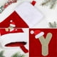 thumbnail image 3 of VEYLIN 20 Inch Christmas Stockings Large Embroidered Stockings Plush Embroidered Stockings Christmas Stockings with Letters(Y), Embroidered Stockings, 3 of 5