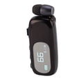 thumbnail image 1 of Auriculares inalámbricos retráctiles, clip de lcd en auriculares estéreo con cancelación de ruido clip de micrófono en auricular, cómodo auricular libres para para para, 1 of 7