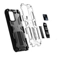 thumbnail image 6 of Kaleidio Case For Samsung Galaxy A53 5G [Tactical Hybrid] Rugged Shockproof [Kickstand] Magnetic Armor Impact Cover [Silver/Black], 6 of 6