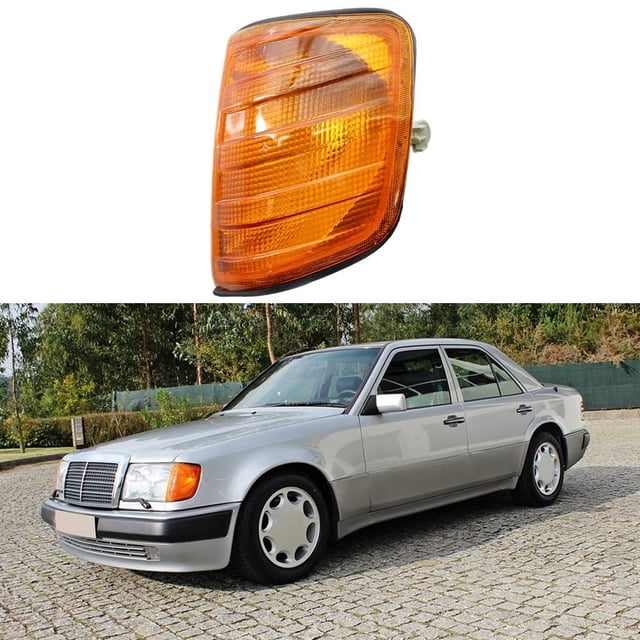 Lámpara de Estacionamiento DYNWAVEMX de Reemplazo de Lámpara de Esquina para W124 Sedan 1985-95 E420 izquierda