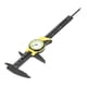 thumbnail image 4 of 0-150mm Plastic Dial Vernier Caliper Ruler Gauge Roofessional Measure Tool (Yellow), 4 of 5