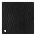 thumbnail image 2 of 4 Posavasos de Silicona para Ollas, para Cocina, Apto para Lavavajillas, Resistente al , Cuadrado Negro,, 2 of 7