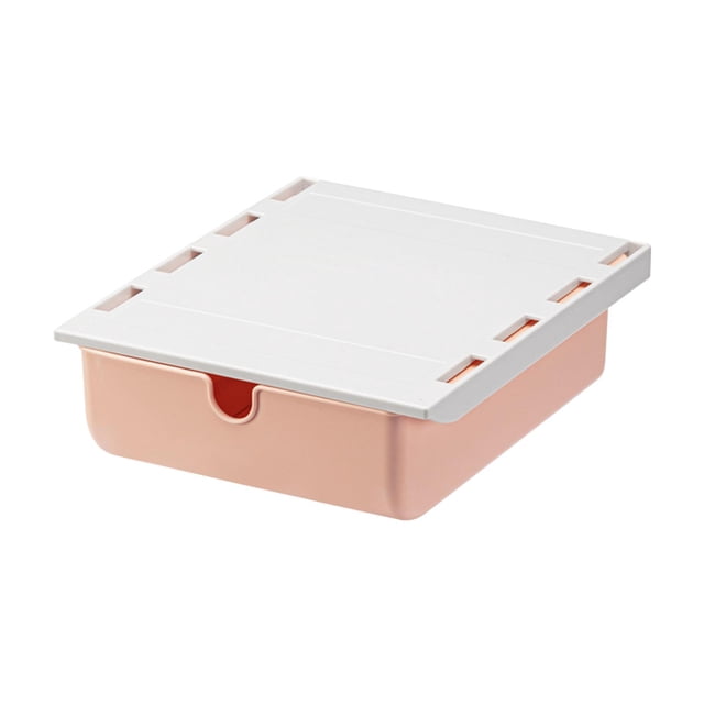 Soporte adhesivo para cajón de almacenamiento debajo de bandeja Rosa Baoblaze cajón de almacenamiento
