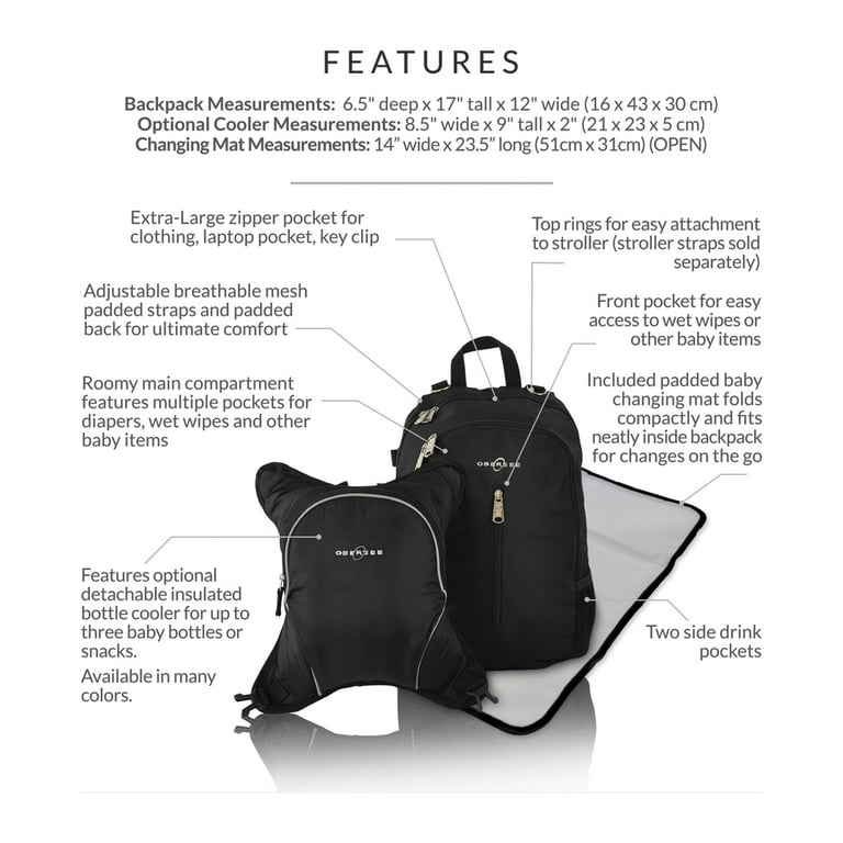 Cooler diaper cheap backpack