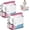M*2, variant on Thickened Stereoscopic No-Pump Vacuum Compression Bag, Cube Press & Seal Travel Organization, Jumbo Space Saver Bags for Clothes, Comforters, Blankets, Bedding (L*5)