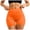 a10-Orange, variant on Women's Workout Biker Shorts - 3"/5"/8" High Waisted Tummy Control Spandex Booty Shorts for Volleyball Gym Yoga Shorts Dance,Black,Size L