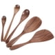 thumbnail image 4 of Juego de 5 cucharas de madera para sopa, arroz y cocina, 4 of 8
