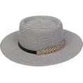 thumbnail image 1 of Straw Sun Hats for Women Wide Brim Concave Top UPF 50+ Women's Lightweight Foldable/Packable Beach Sun Hat -Qin, 1 of 5
