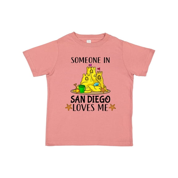 Inktastic Someone in San Diego Loves Me Boys or Girls Toddler T-Shirt