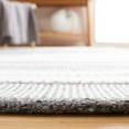 thumbnail image 5 of SAFAVIEH Kilim Adam Striped Polyester Area Rug, Ivory/Dark Grey, 6' x 9', 5 of 9