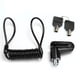 thumbnail image 2 of Bloqueo de frenos Likrtyny Accesorios para bicicletas Disco con cable de acero negro, 2 of 5