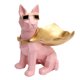 thumbnail image 1 of Perro Estatua Resina Escultura Llaves Caja de almacenamiento de Rosado Sunnimix Bandeja de almacenamiento de estatuas, 1 of 8