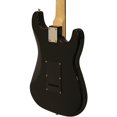 thumbnail image 4 of Sawtooth Black ES Series Left-Handed Electric Guitar with Black Pickguard - Includes: Gig Bag, Amp, Picks, Tuner, Strap, Stand, Cable, Guitar Instructional and Free Music Lessons, 4 of 13