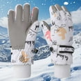 thumbnail image 2 of QBABYOO Kids Waterproof Winter Gloves Toddler Mittens Windproof Snowboard Winter Warm Cold Weather Gloves, 2 of 9