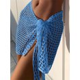 thumbnail image 4 of Michellecmm Women Beach Skirt, Cover-up Skirt Hollowed Solid Summer Mini Knitted Skirt for Vacation Seaside, 4 of 6