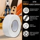 thumbnail image 4 of Cloth adhesive tape - White Duct tape - 48 mm x 50 m - 2 rolls - resistant, waterproof - for repairing, fixing, assembling, reinforcing, sealing, 4 of 4