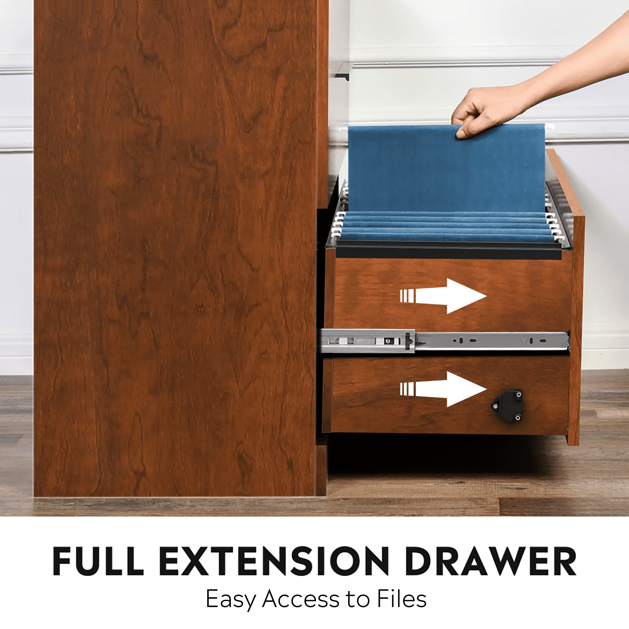 Buy DEVAISE 2 Drawer Wood Lateral File with Antitilt Mechanism