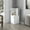 White, variant on Rectangular Corner Bar Cabinet / Displays Decorative Items on Open Shelves