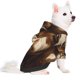 thumbnail image 2 of Fotbe Butterfly Cow Barrel Sudadera con Estampado para Perros Pequeños – Suéter con Capucha para Mascotas, Tela Suave de Forro Polar con Bolsillo-Large, 2 of 7