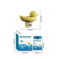 thumbnail image 3 of Qocolhg Flotteur de Chlore, Distributeur de Chlore Flottant en Forme de Canard, Distributeur de Désinfection Réutilisable pour Grandes et Petites Piscines, Bain à Remous, Spa Animal Jaune avec 10 Comprimés de Nettoyage pour Piscine, 3 of 9