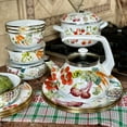 thumbnail image 2 of Vegetable Garden Enamel Kettle 2.3-qt., 2 of 10
