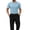 5# Light Blue, variant on Men's Workout Athletic Shirts Gym Running T-Shirts Tennis Quick Dry Short Sleeve Shirt Active Lightweight Sports Navy M