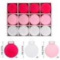 thumbnail image 3 of Christmas Balls Flocked Christmas Tree Ball Ornaments Plastic Balls Xmas Decorative Hanging Ornaments Christmas Tree Decoration, 3 of 3