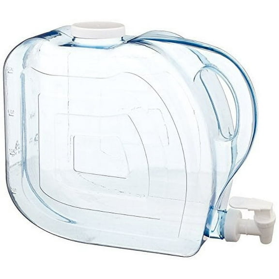 Arrow Home Products Ultra Beverage Dispenser, 2-Gallon,Clear-White Top/Spigot