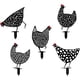 thumbnail image 4 of Tarjeta de inserción de pollo negro para adorno de jardín, 5 uds., modelo A + modelo B + modelo C + modelo D + modelo E Xemadio MZQ-0495, 4 of 8