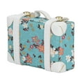 thumbnail image 2 of Mini Valise Maison de Poupée, 3 X 2 X 1in Mini Bagage Maison de Poupée Mignon Petite Simulation Décorative pour Accessoire de Poupée Rose, Fleur, Bleu, 2 of 8