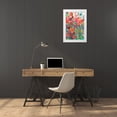 thumbnail image 3 of Grim, Tara Funk 23x32 White Modern Wood Framed Museum Art Print Titled - Vivid Poppy Collage II, 3 of 4